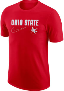 Nike Ohio State Buckeyes Red Max90 SWH Short Sleeve T Shirt