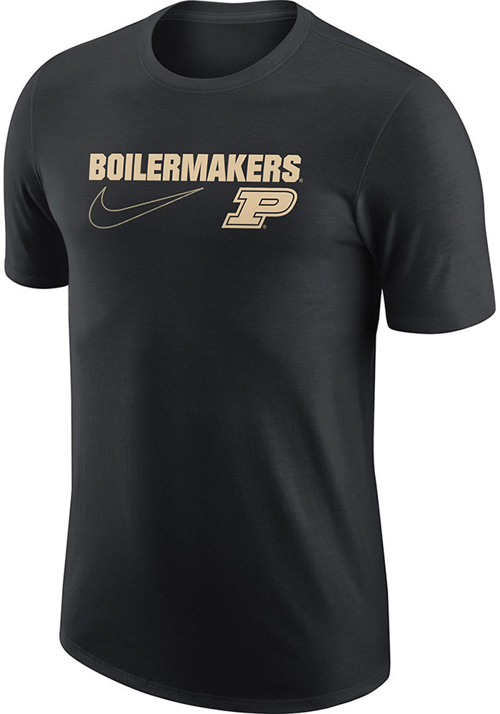 Nike Purdue Boilermakers Black Max90 SWH Short Sleeve T Shirt