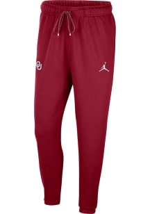 Nike Oklahoma Sooners Mens Crimson Jordan Fleece Travel Sweatpants