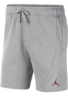 Nike Oklahoma Sooners Mens Grey Jordan Fleece Travel Shorts