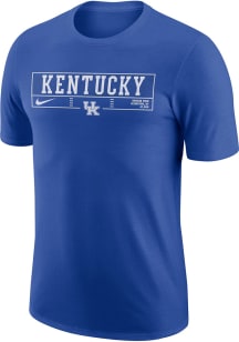 Nike Kentucky Wildcats Blue Stadium Short Sleeve T Shirt