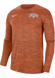Nike Texas Longhorns Burnt Orange Team Issue Velocity Long Sleeve T-Shirt