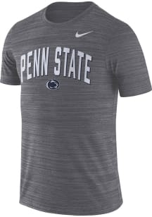 Nike Penn State Nittany Lions Grey Team Issue Velocity Short Sleeve T Shirt