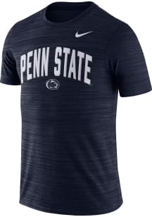 Nike Penn State Nittany Lions Navy Blue Team Issue Velocity Short Sleeve T Shirt