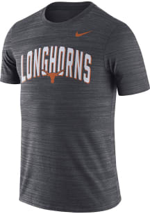 Nike Texas Longhorns Black Team Issue Velocity Short Sleeve T Shirt