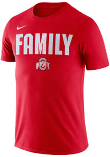 Nike Ohio State Buckeyes Red Verb Short Sleeve T Shirt