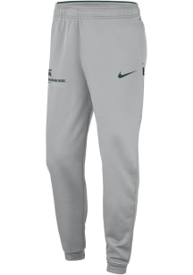 Nike Michigan State Spartans Mens Grey Team Issue Therma Pants