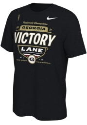 Nike Georgia Bulldogs Black 2021 Football National Champions Short Sleeve T Shirt