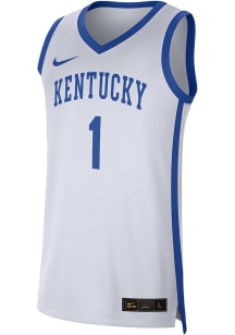 Nike Kentucky Wildcats White Dri-FIT Replica Home Jersey
