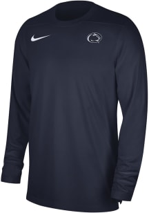Nike Penn State Nittany Lions Navy Blue DriFIT UV Coach Long Sleeve T-Shirt