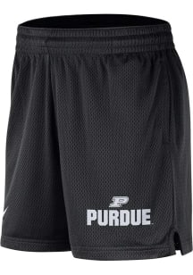 Nike Purdue Boilermakers Mens Black DriFIT Mesh Shorts