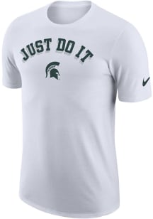 Nike Michigan State Spartans White Campus Seasonal Short Sleeve T Shirt