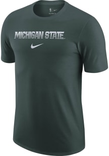 Nike Michigan State Spartans Green Campus Throwback Short Sleeve T Shirt
