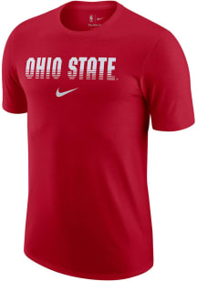 Nike Ohio State Buckeyes Red Campus Throwback Short Sleeve T Shirt