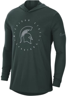 Nike Michigan State Spartans Mens Green DriFIT Fashion Hood