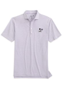 Mens K-State Wildcats Purple Johnnie O Stetsons  Willie Short Sleeve Fashion Polo
