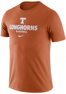 Nike Texas Longhorns Burnt Orange Legend Baseball Short Sleeve T Shirt
