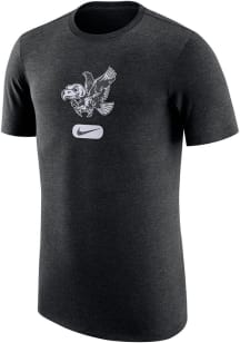 Nike Iowa Hawkeyes Black Campus DriFIT Tri Athletic Short Sleeve T Shirt