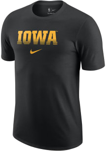 Nike Iowa Hawkeyes Black Campus Throwback Short Sleeve T Shirt