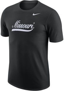 Nike Missouri Tigers Black Campus Vault Back Short Sleeve T Shirt