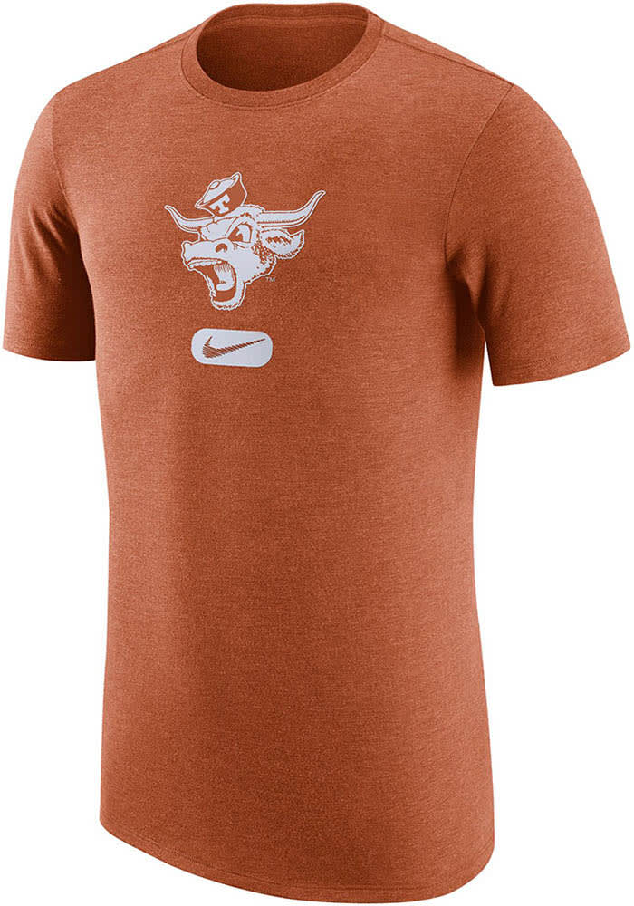 Nike Texas Longhorns Burnt Orange Core Vintage Logo Short Sleeve T