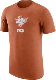Nike Texas Longhorns Burnt Orange Campus DriFIT Tri Athletic Short Sleeve T Shirt
