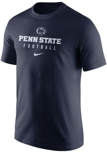 Nike Penn State Nittany Lions Navy Blue Team Issue Short Sleeve T Shirt