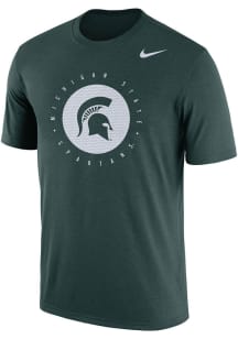 Nike Michigan State Spartans Green Team Spirit Short Sleeve T Shirt