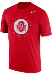Nike Ohio State Buckeyes Red Team Spirit Short Sleeve T Shirt