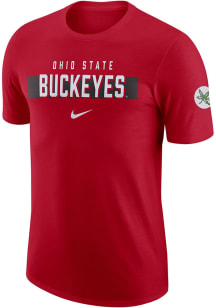 Nike Ohio State Buckeyes Red Gametime Short Sleeve T Shirt