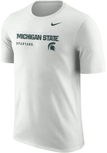 Nike Michigan State Spartans Grey DriFIT Gridiron Short Sleeve Fashion T Shirt