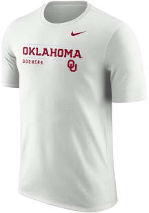 Nike Oklahoma Sooners Grey DriFIT Gridiron Short Sleeve Fashion T Shirt