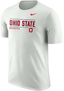 Nike Ohio State Buckeyes Grey DriFIT Gridiron Short Sleeve Fashion T Shirt