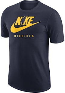 Nike Michigan Wolverines Blue Dorm Pack Short Sleeve T Shirt