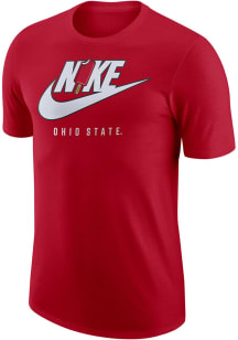 Nike Ohio State Buckeyes Red Dorm Pack Short Sleeve T Shirt