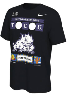 Nike TCU Horned Frogs Black 2022 College Football Playoff Bound Short Sleeve T Shirt