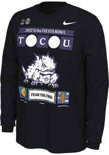 Nike TCU Horned Frogs Black 2022 College Football Playoff Bound Long Sleeve T Shirt