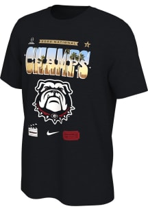 Nike Georgia Bulldogs Black 2022 National Champions Celebration Local Short Sleeve T Shirt