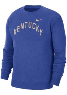Nike Kentucky Wildcats Mens Blue NSW SB Long Sleeve Crew Sweatshirt