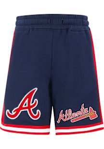 Pro Standard Atlanta Braves Youth Navy Blue Classic Chenille Shorts