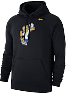 Mens Pitt Panthers Black Nike Volleyball Roc Club Fleece Hooded Sweatshirt