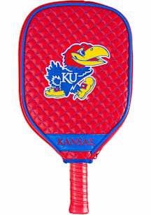 Kansas Jayhawks Quilted Cover Pickleball Paddles