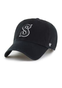 47 Syracuse Mets Black W Clean Up Womens Adjustable Hat