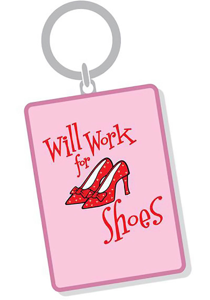 Wizard of Oz Will Work for Shoes Keychain