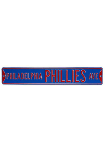 Philadelphia Phillies Blue Street Sign