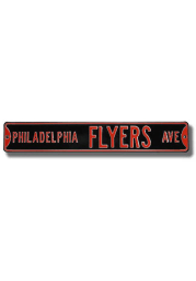 Philadelphia Flyers Black Street Sign