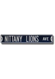 Penn State Nittany Lions Navy Metal Street Sign
