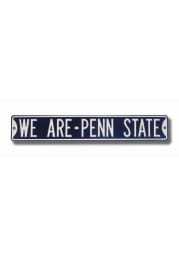 Penn State Nittany Lions Navy We Are Street Sign