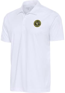 Antigua Pittsburgh Riverhounds SC Mens White Tribute Short Sleeve Polo