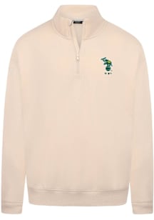 Levelwear Oakland Athletics Mens Brown Murray Core Long Sleeve Qtr Zip Pullover
